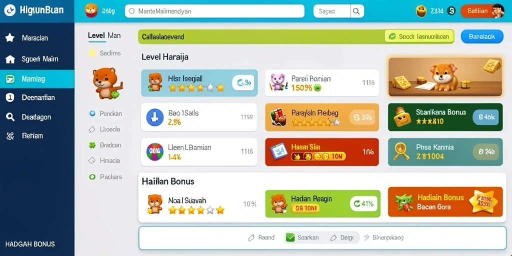 Tampilan antarmuka yang user-friendly dan modern.