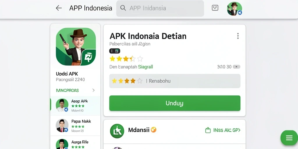 Tampilan antarmuka utama aplikasi yang menarik.