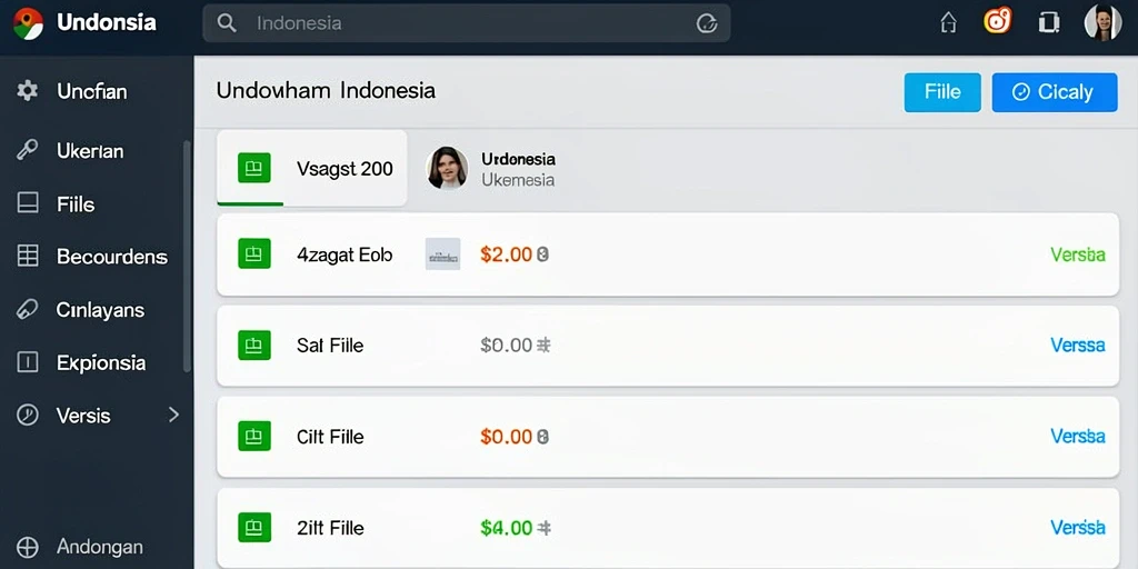 Tampilan antarmuka yang menarik dan modern.