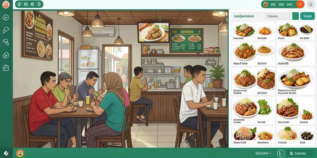 Tampilan awal yang menarik dan mudah dinavigasi.