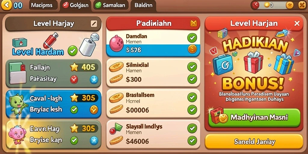 Screenshot menampilkan kucing lucu sedang bermain bola.