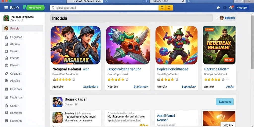 Tangkapan layar NEXGID menunjukkan dunia permainan yang menakjubkan.