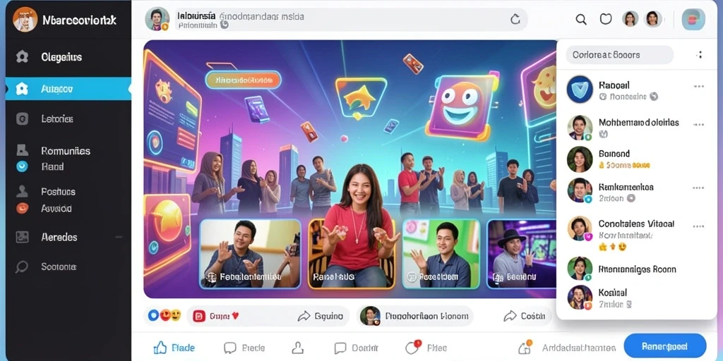 Tampilan menu utama yang menarik dan mudah digunakan.