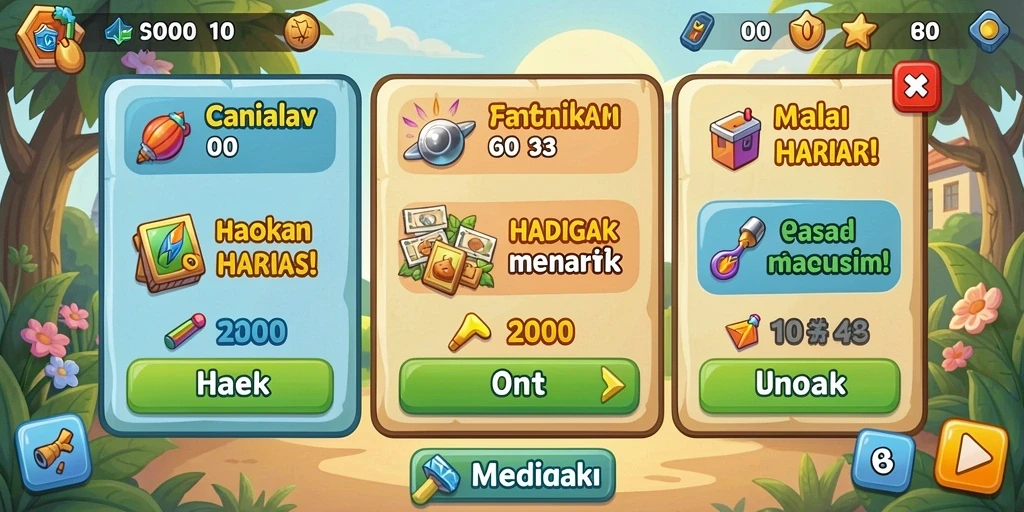 Tampilan antarmuka aplikasi yang modern dan menarik.