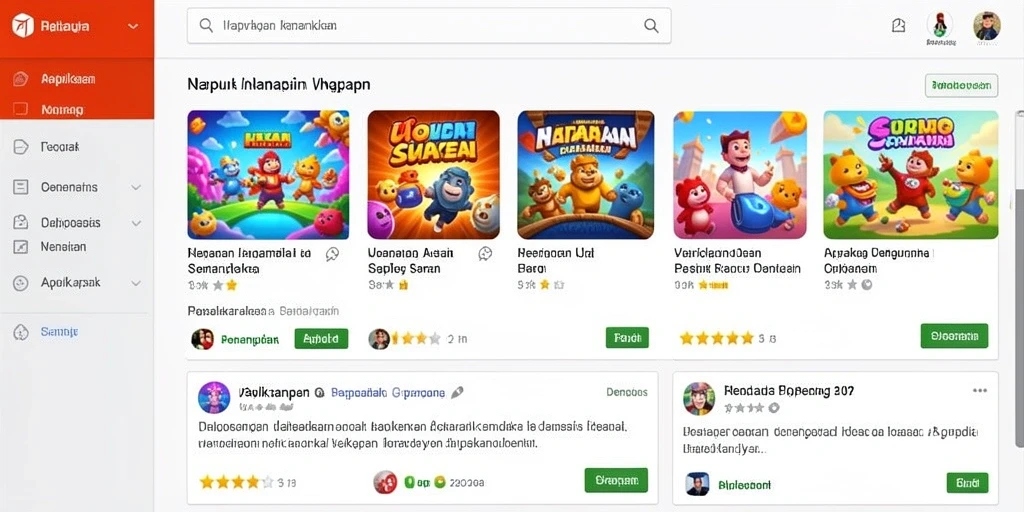 Tampilan antarmuka yang memudahkan navigasi.