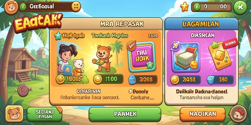 Tampilan awal yang menarik dan informatif.