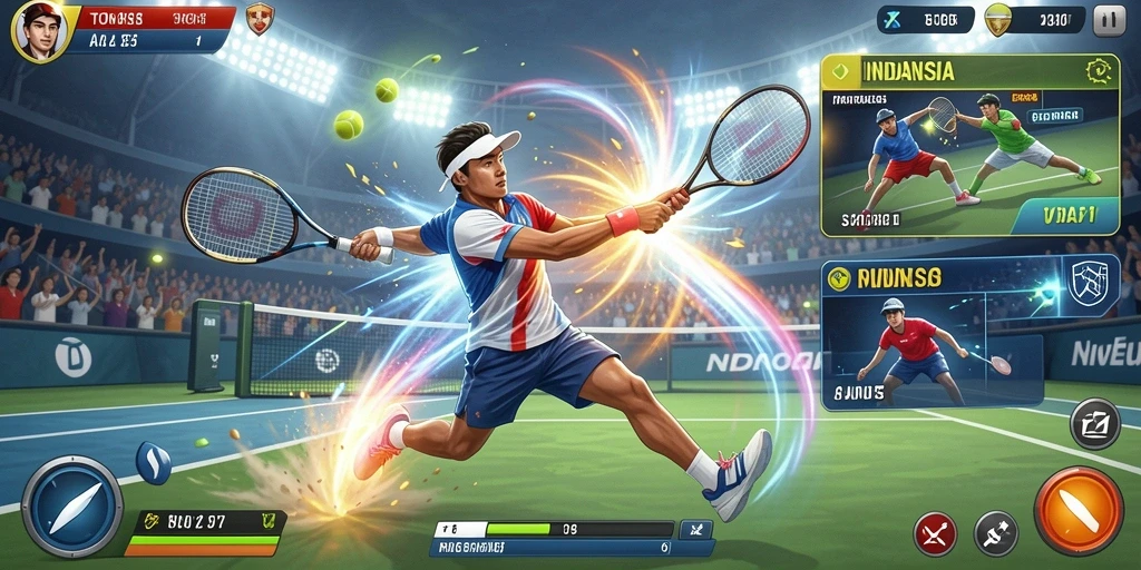 Tampilan antarmuka utama game WINJKT.
